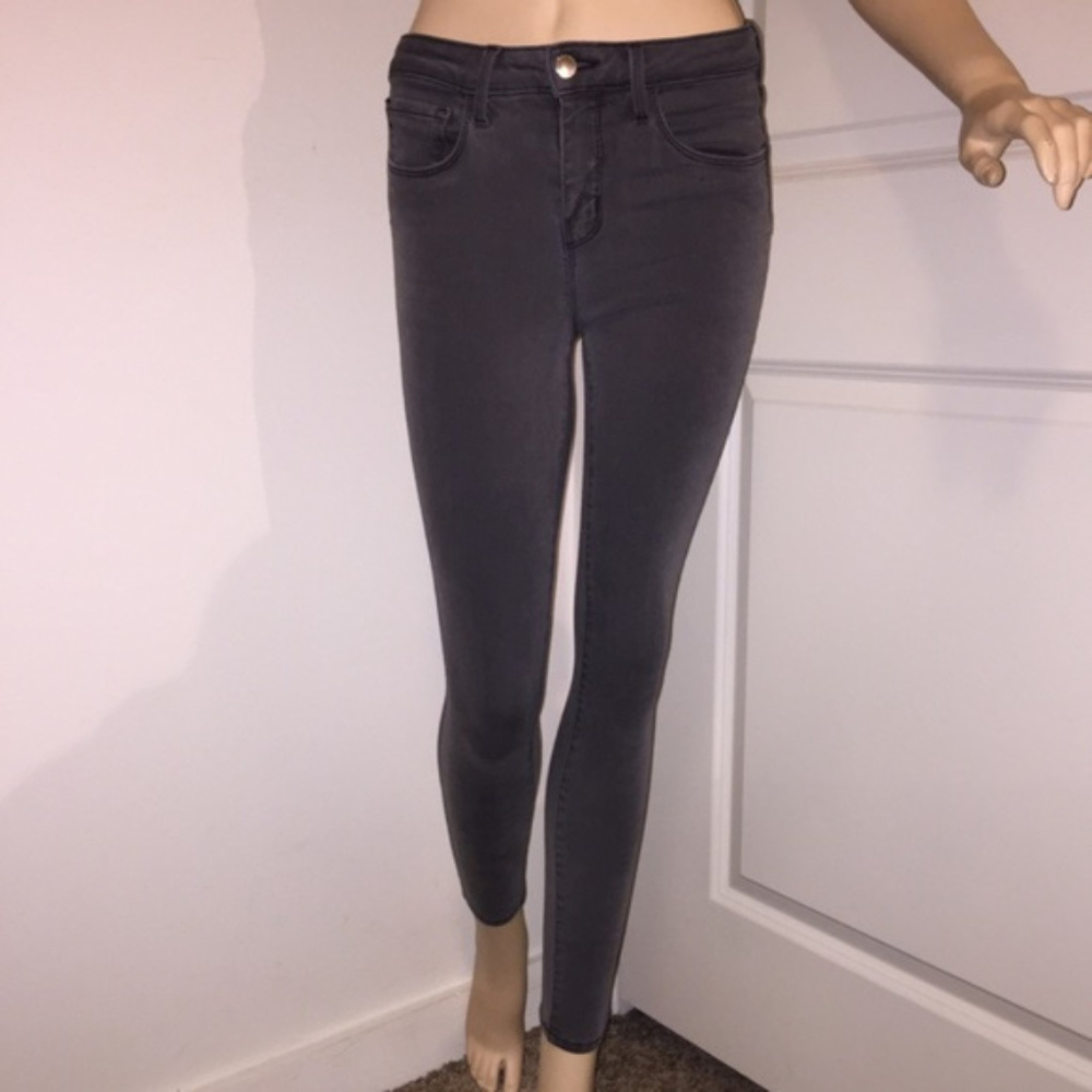 NEW L' Agence Margot Skinny High Rise Nickel Jeans